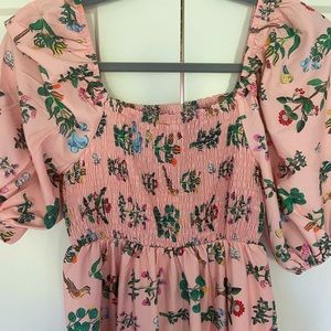 Silk Floral Maxi Dress